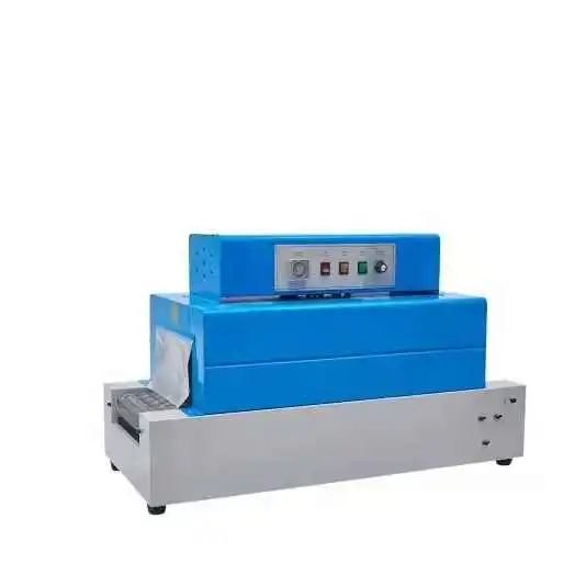 BS260 Semi automatic Heat Shrink Wrapping Machine PE Film Heat Shrinking Tunnel Packaging Machine for Water Bottle Industrial Pa