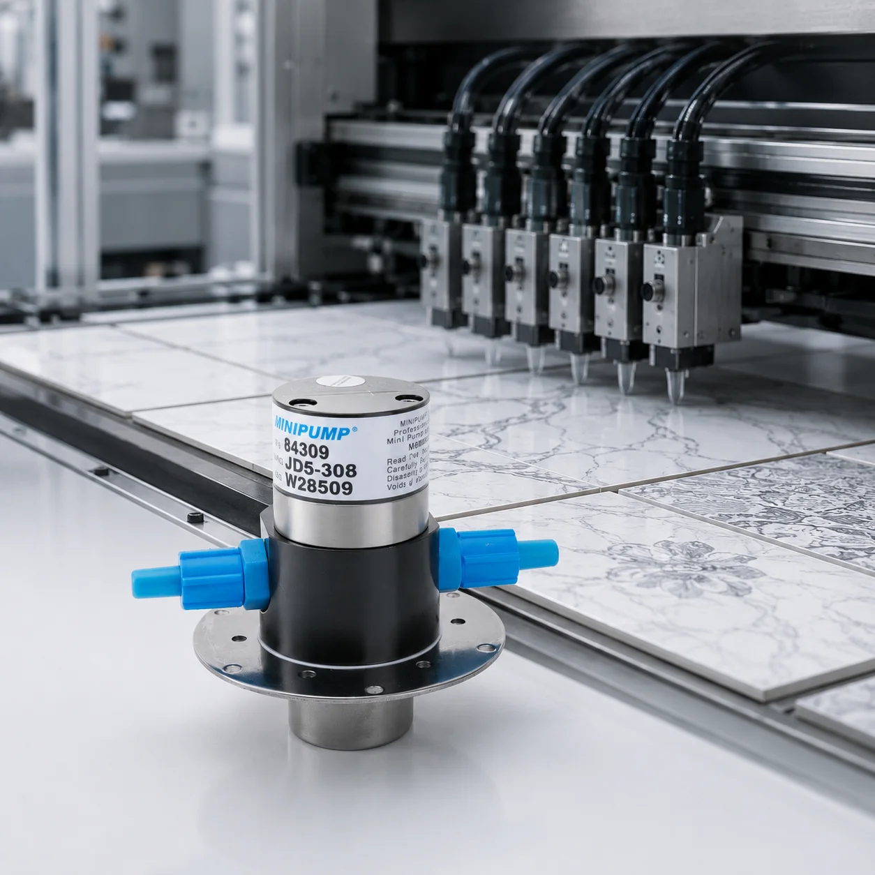 Micro Magnetic Drive Gear Pump for Ceramic Printing Systems with Consistent Ink Delivery