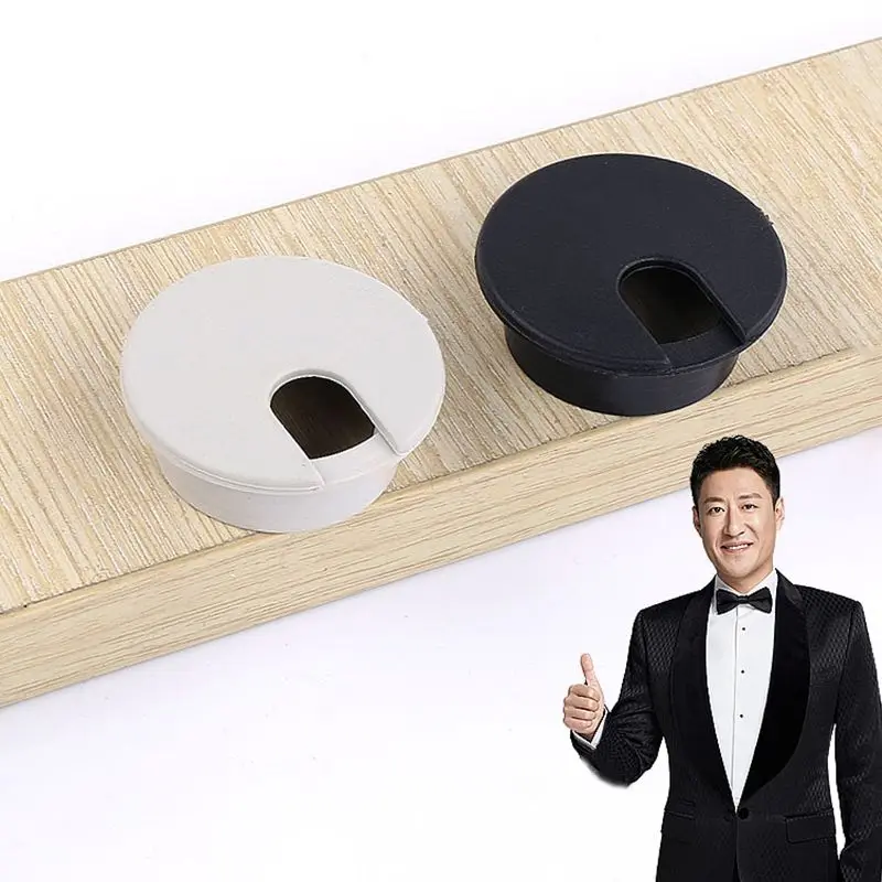 2 قطعة 35 مللي متر سلك حفرة يغطي جروميت الكمبيوتر مكتب كابل ثقب غطاء غطاء التوصيل خط الأثاث مرتبة تخزين حامل الأجهزة التوصيل