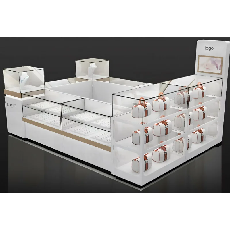 Custom.High نهاية مول مجوهرات كشك عرض خزانة متجر تركيب كشك تصميم المجوهرات #4