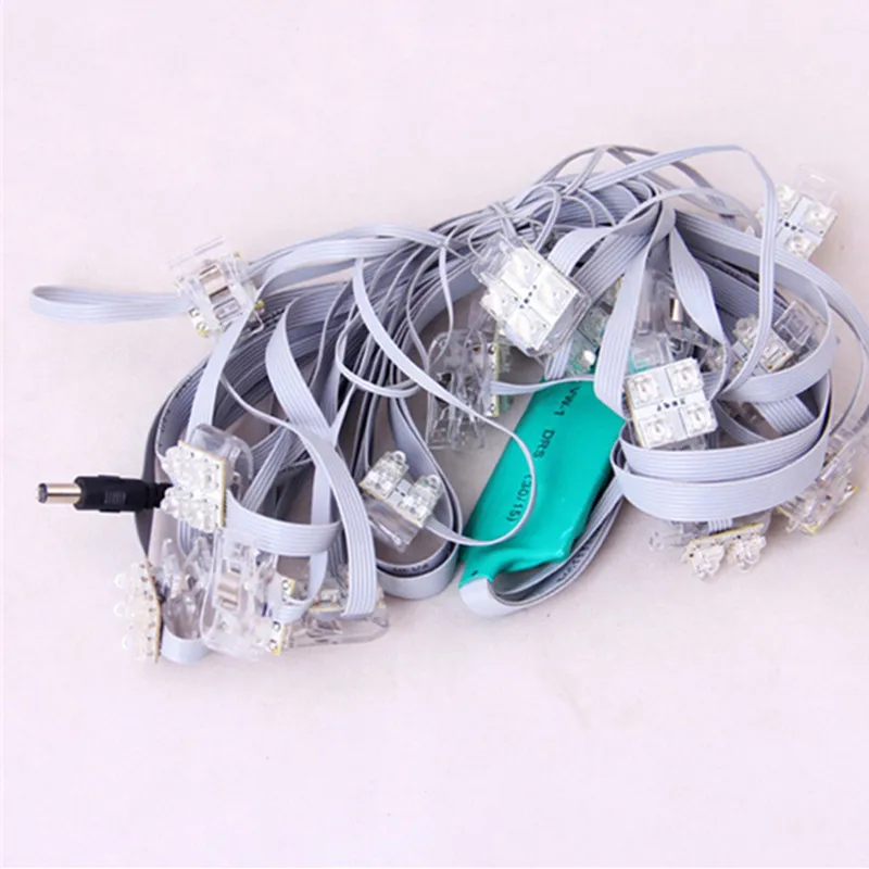 새로운 DIY LED 연 날리기 56개 LED 램프가 장착된 성인용 야외 장난감 드라첸 스테이겐 세르프 볼란트 젤 블라스터