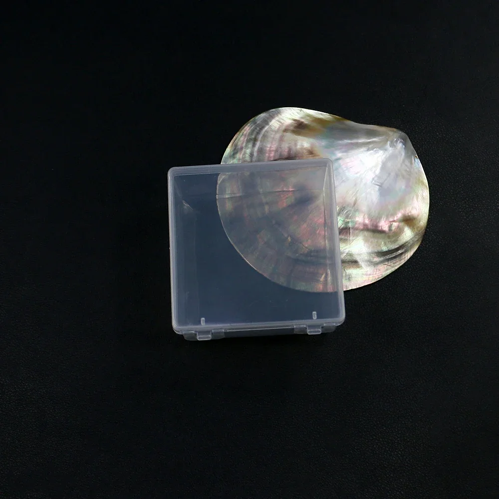 

Minimalist Stylish Transparent Plastic Jewelry Box Geometric Square Lidded Organizer for Storing Packaging Jewelry Accessories