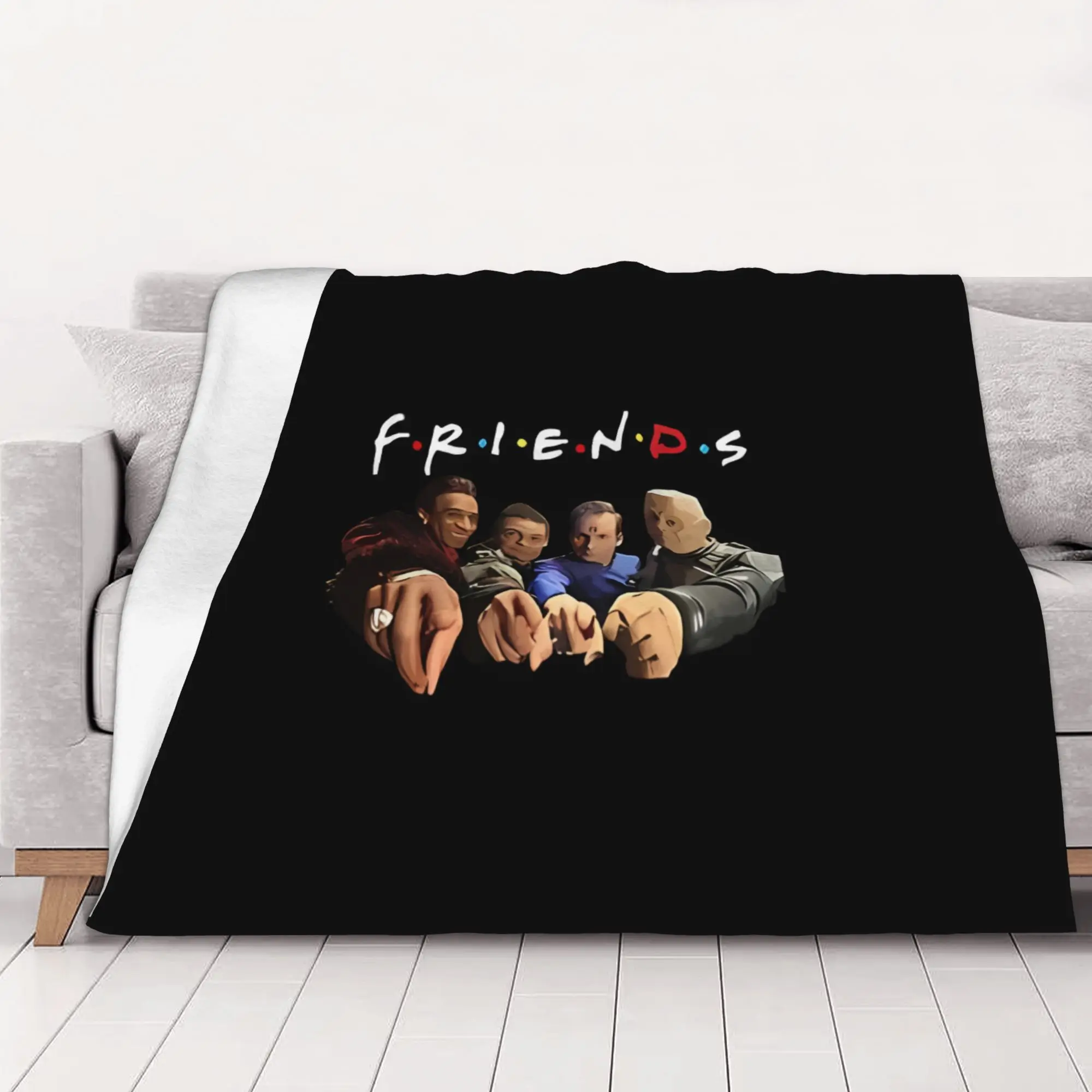 1PC home Cutecore Sci Fi Red Dwarf Blanket Super Cosy Plush Home Living Room Sofa halloween