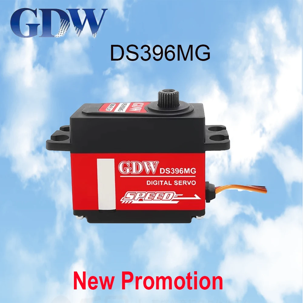 GDW DS390MG DS396MG 8.4V 12.9Kg Metal Gear Medium Digital Coreless Servo For RC Airplane Fixed Wing Turbojet  Aircraft Robot Arm