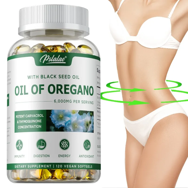 Oregano Oil Capsules - Antioxidant, Promotes Digestion and Intestinal Health,Balances Intestinal Flora,Support The Immune System