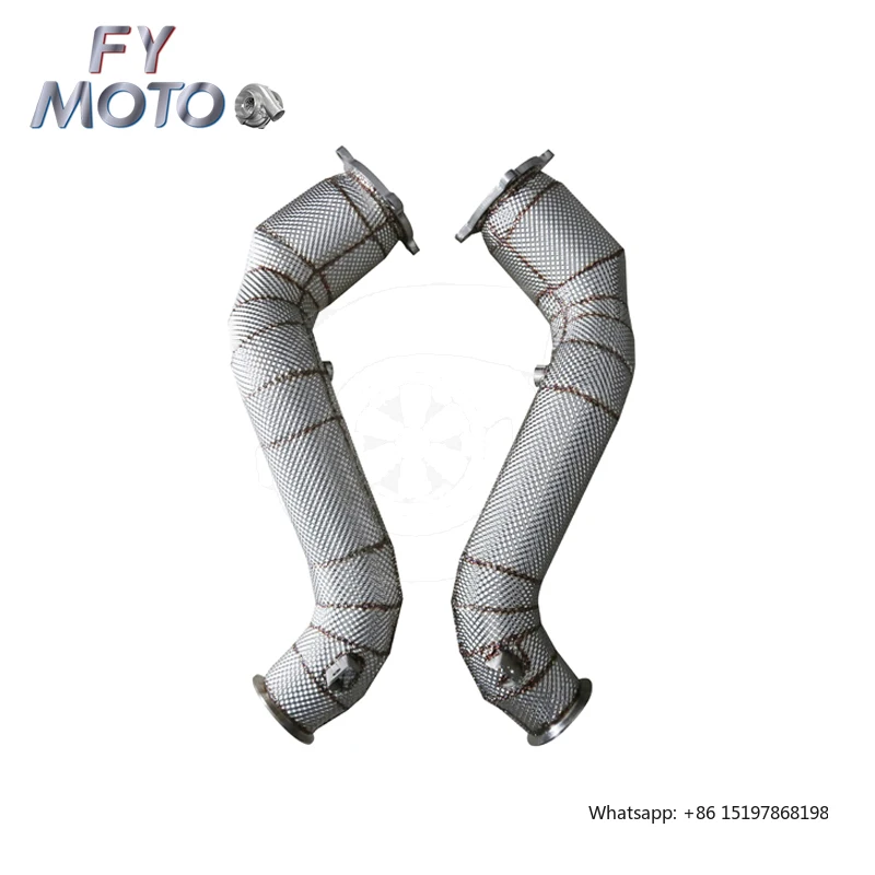 

Exhaust Catted Downpipe for McLaren 720S With Heat Shield