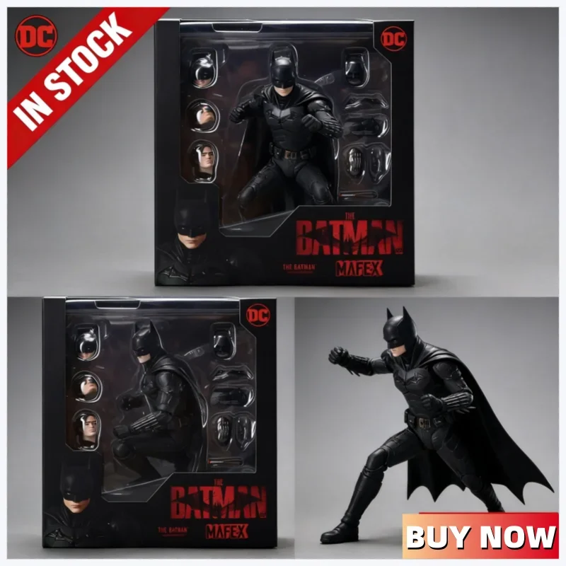 

Hot In Stock Anime Figurines The Batman Mafex 188 Robert Pattinson Movie Version Figurine Justice League Batman Action Kids Toy