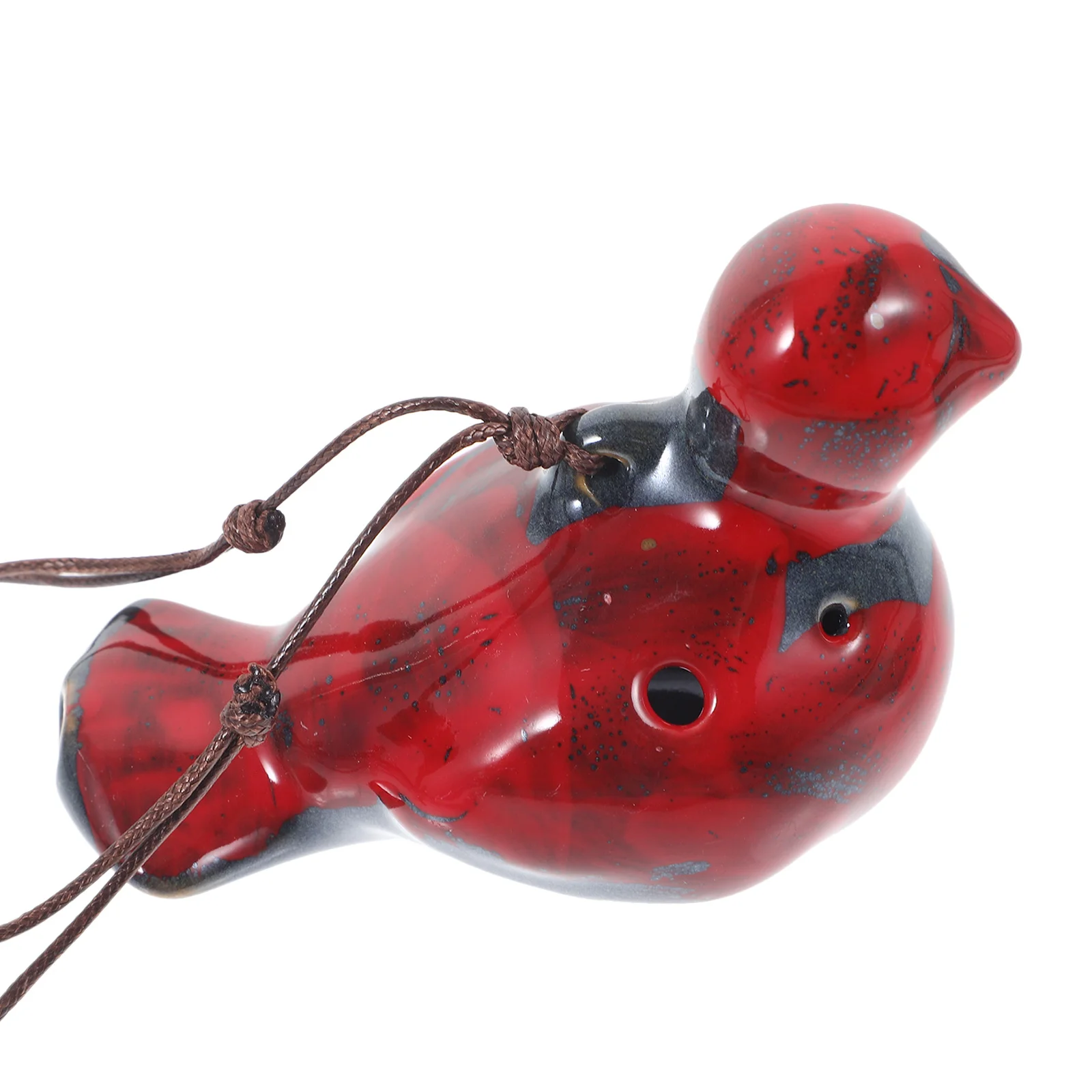 

2Pcs 6-Hole Ceramic Ocarina Portable Musical Instrument Unique Color Beginner Ocarina for Kids Adults Relaxation Music