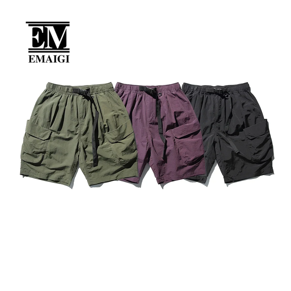 

Men's Quick Dry Outdoor Fashion Loose Casual Sports Cargo Shorts Cityboy Japanese Korean Streetwear Short Pants Shorts for Men