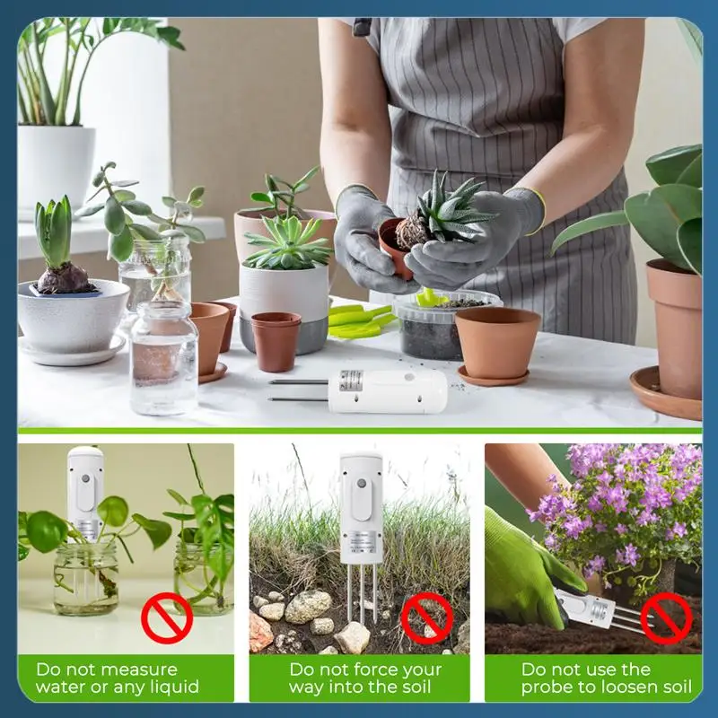 

Y22A-Tuya Zigbee беспроводной измеритель влажности почвы тестер температуры и влажности монитор растений IP67 водонепроницаемый детектор для сада