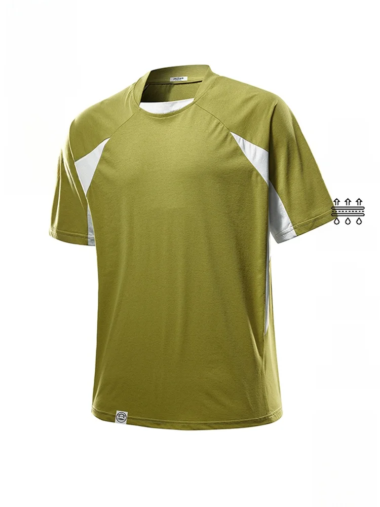 

PaulFrank Trendy Color Blo ort Sve T-irt Men's Summer New Cool Qui Dry Sports f Sve irt Breathable Polyester