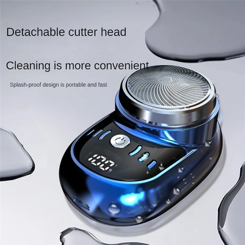 

BBNV-электробритва USB перезаряжаемый цифровой дисплей для мужчин дорожная портативная съемная бритва триммер для бороды