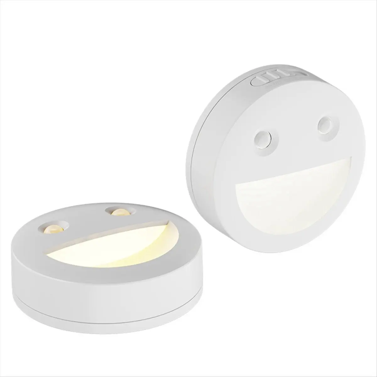 

2Pcs Sensor LED Night Light Lamp Battery Powered Adjustable Color Temperature for Cabinet Staircase LED Closet Light,B
