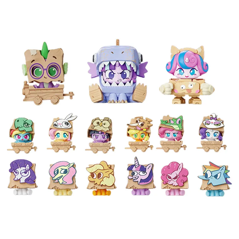 Kayou My Little Pony Engel ‌ Rarity Gummy Rainbow Dash Tank Fancy Pony Serie Anime-Figur Bausatz Spielzeug Überraschungsbox Geburtstagsgeschenk – Detail 6