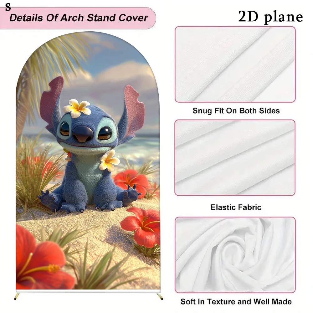 Disney Lilo & Stitch Beach Party Arch Backdrop