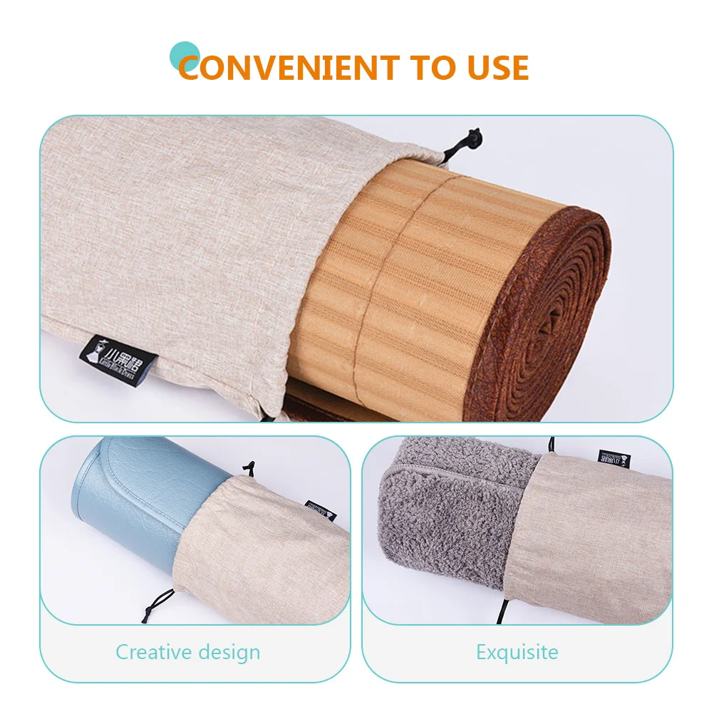 

Охлаждающий соломенный коврик, сумка для хранения, органайзер из ткани Оксфорд на шнурке для лета, спальный коврик со складным дизайном, большая вместимость