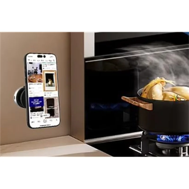 

-A89Z Multipurpose Appliance Cell Phone Holder Mount Applies Magnetic Suction Vacuum For Car Dashboard Smartphone Flat Device
