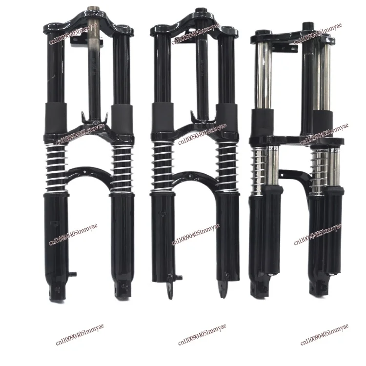 Electric Tricycle Front Fork, Front Shock Absorber Assembly 18 Tube Double Shoulder Shock Absorber Fork, Electric Load King