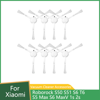 3-Armed Side Brushes For Xiaomi MI 1s 2s Roborock S50 S51 S6 T6 S5 Max S6 MaxV Robot Vacuum Cleaner Accessories Replacement Part