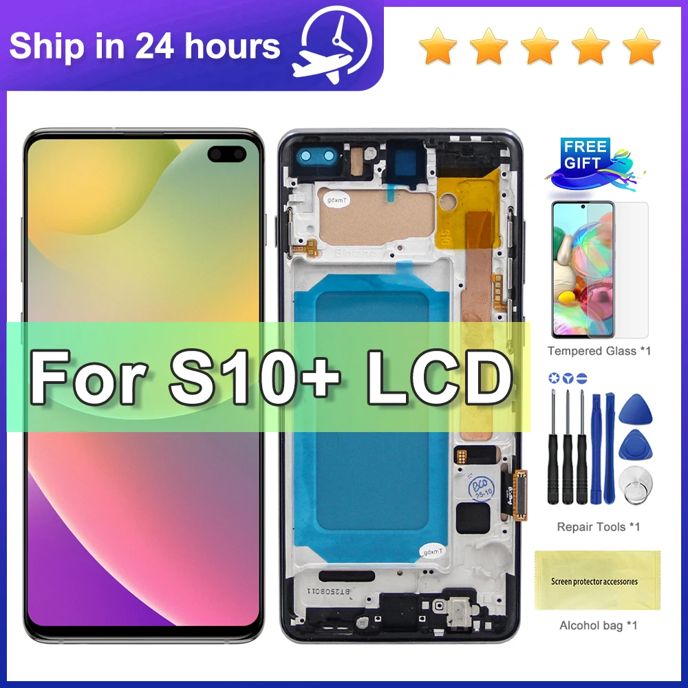 استبدال شاشة LCD بحجم 6.2 بوصة لجهاز Samsung S10 Plus SM-G9750 G975F: تقييم شامل ودليل عملي
