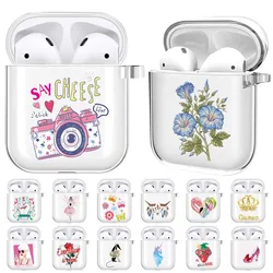 For Wireless Bluetooth Apple Airpods 1/2 Earphones Silicone Earphone Case for AirPods 1st Gen A1523, A1722,2nd Gen A2032, A2031