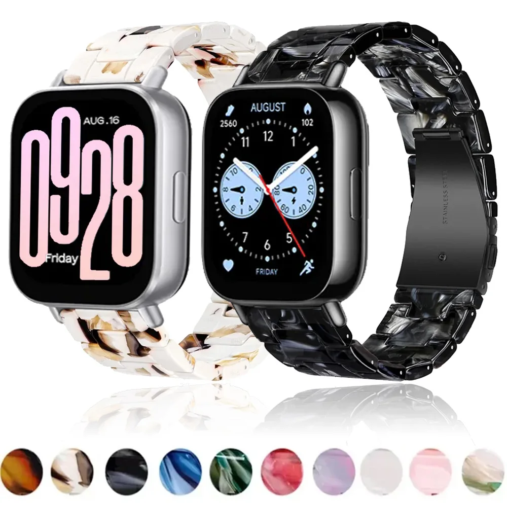 Bracelet en résine 20 mm 22 mm pour Redmi Watch 5 Lite 5 Active, bracelet Xiaomi Watch 5 S5-4-3-2, bracelet Oneplus Watch 4 3 2R Lite