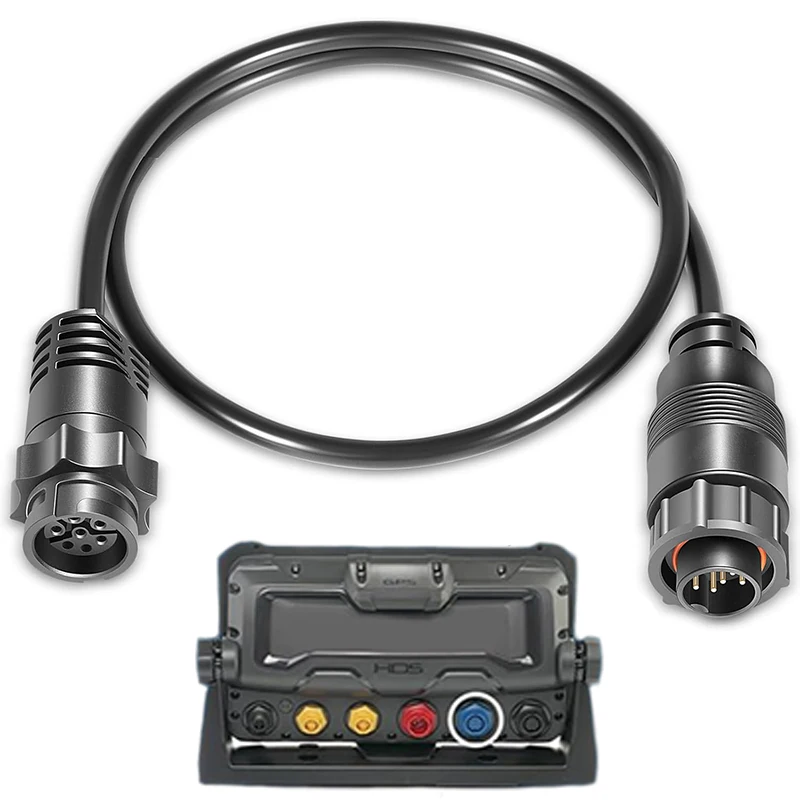 7-Pin Transducer to 9-Pin XSONIC Sonar Adapter Cable 000-13313-001 Compatible with HDS Gen3, Elite-Ti, NSS evo2, GO XSE Series
