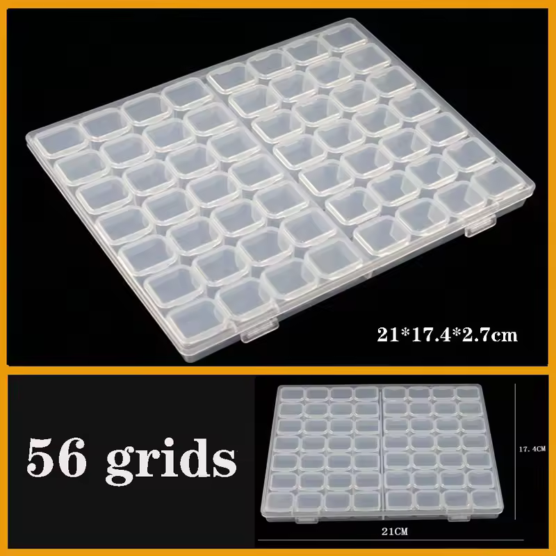 Transparent Plastic box Screw Compartment Box Jewelry Earring Display Case Container Clear Terminal Organizer Tool Storage boxes - Image 25