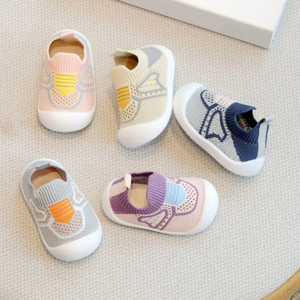 

Mesh Design Breathable Mesh Baby Shoes Soft Sole Breathable Fabric Non-slip Baby Shoes Anti-slip Bottom Lightweight