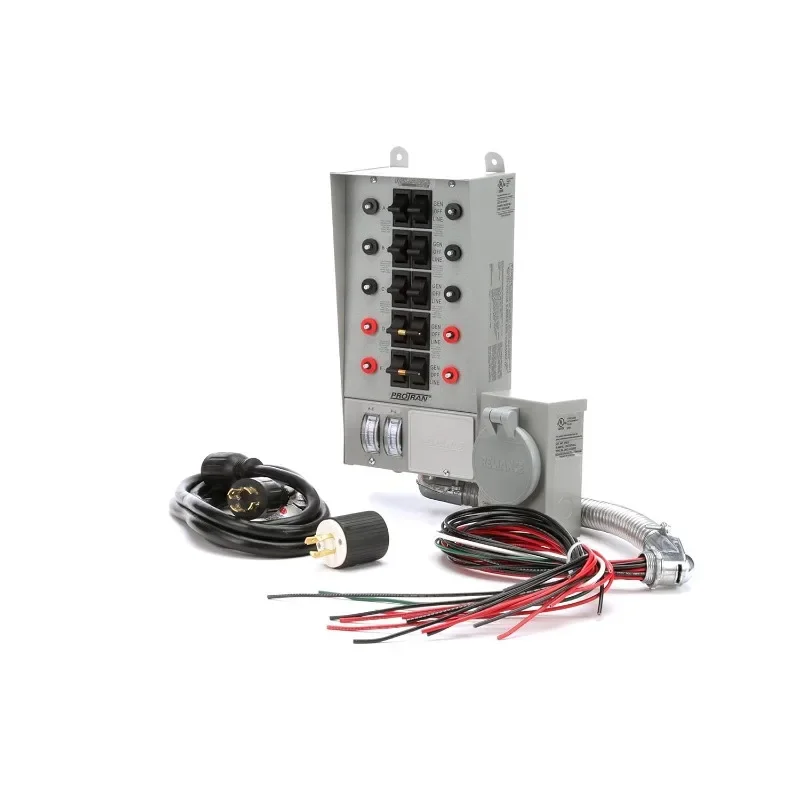 Generator Transfer Switch Kit, 31410CRK Pro, Tran 10-Circuit, 30 Amp, Gray