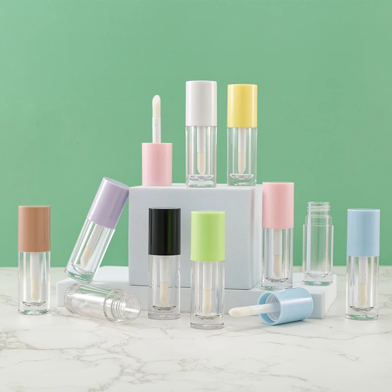 6ML DIY Lip Balm Tube Container With Cap Empty Lipstick Bottle Lipgloss Tube Cosmetic Sample Container