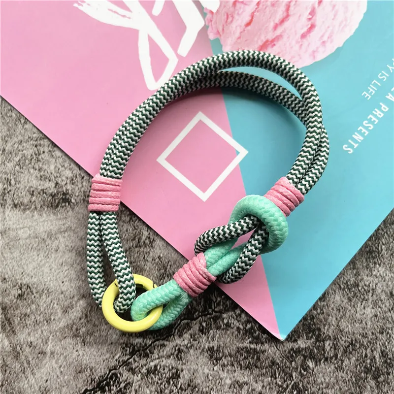 Keychain Cotton Thread Lanyard Color Key Chain