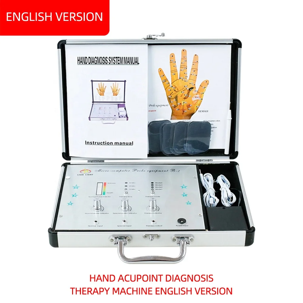 Multi-Frequency Hand Acupoint Therapy Diagnosis Machine for Full Body Health Analysis Healthcare Supply Product