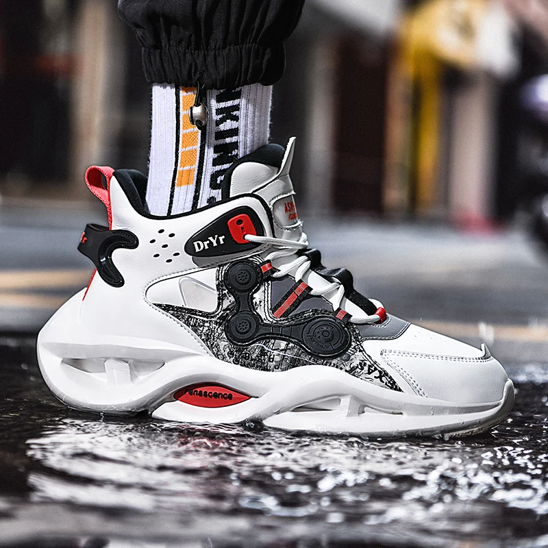 أحذية رياضية كاجوال للرجال قابلة للتنفس، أحذية رياضية فاخرة بدون كعب أنيقة - أحذية سباق مريحة للرجال #4