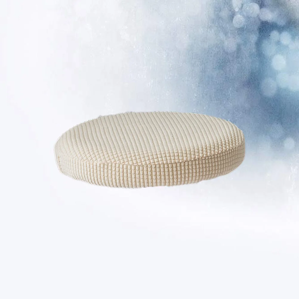 

Chair Cover Elastic Round Seat Protector For Dining Room Wedding Party Office Hotel Hardwood Metal Stool Cover Case