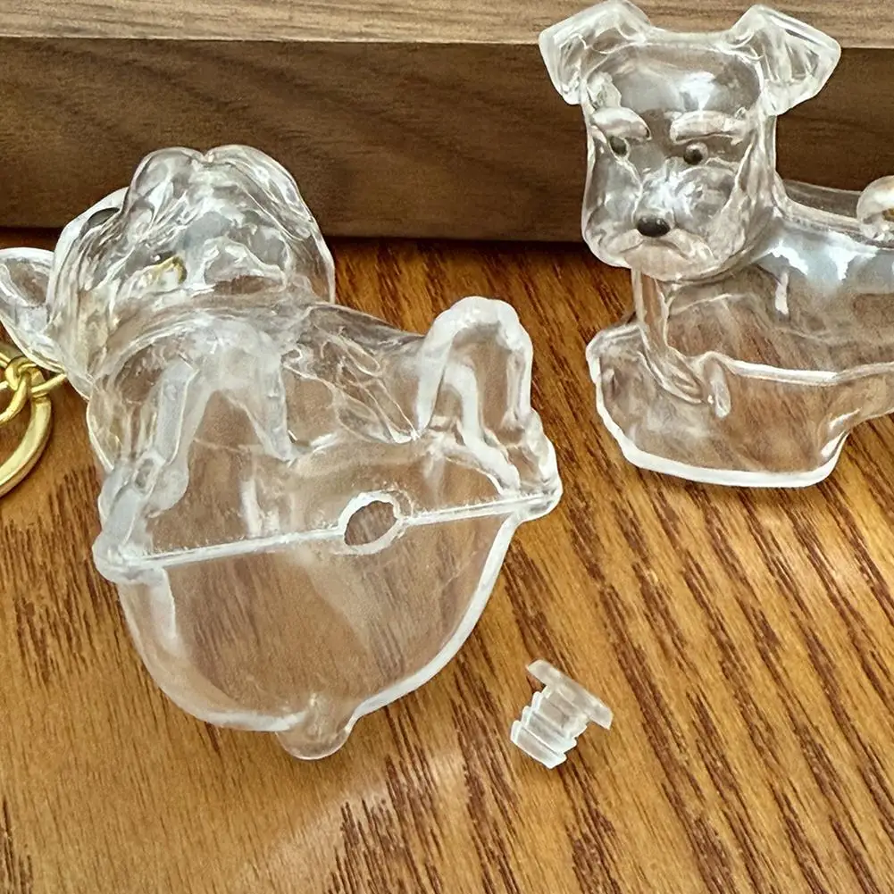 Aufbewahrungsbox für Hundehaare, Tierfellbehälter, Schlüsselanhänger, transparente Kapsel, Andenken, Gedenkgeschenk für Hunde, Trauermittelanhänger für den Verlust eines Haustiers – Detail 7