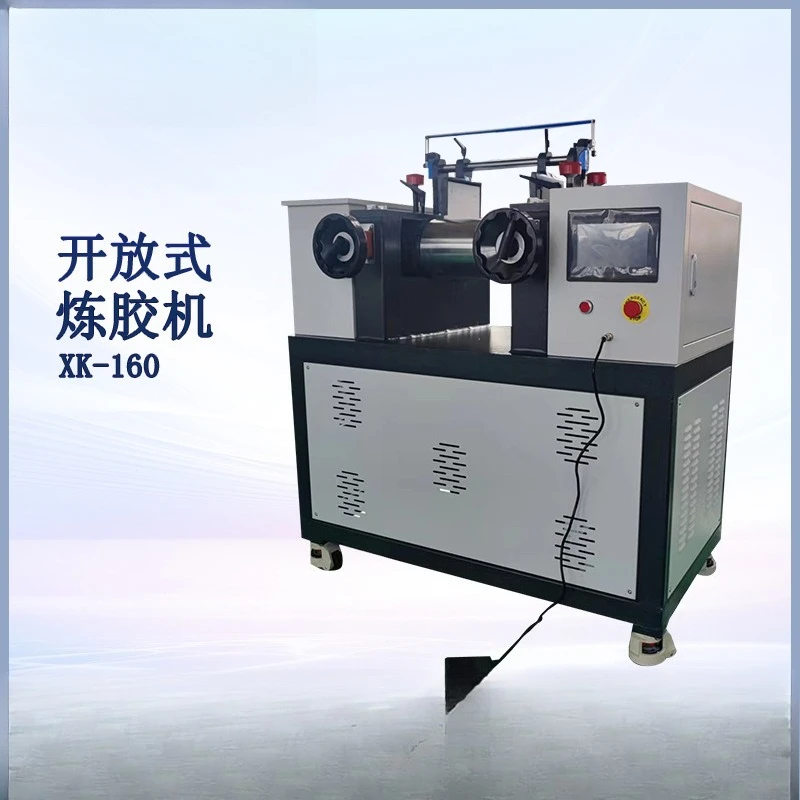 PLC control 6 inch open mill, rubber water cooling plastic electric heating