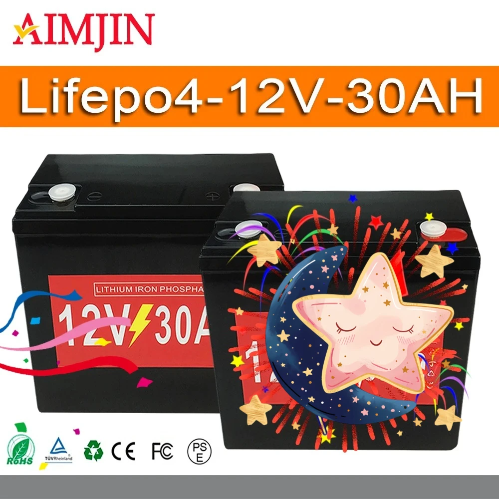 

12V multipurpose Lifepo4 30Ah Battery Pack for Children's Toy Car, Solar Street Lights Andother Small Equipment Power Supply