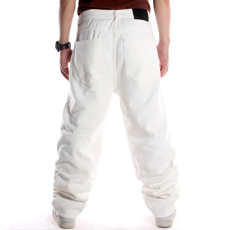 Big Size 70kg Mens Embroidery Oversized Jeans Hip Hop Loose Black Baggy Jean Trousers Man Rap Street Men Denim Punk Pants Hombre - Image 4