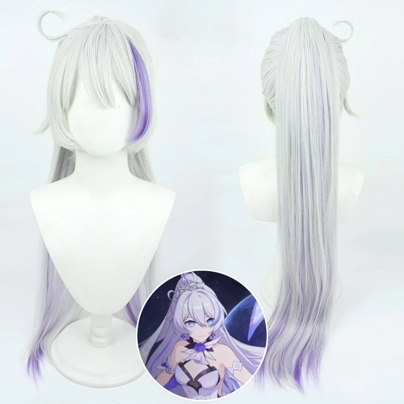

Honkai Impact 3rd Kiana Kaslana Cosplay Wig Anime Game Roleplay Party Costume Prop Synthetic Hair Heat Resistant Fiber