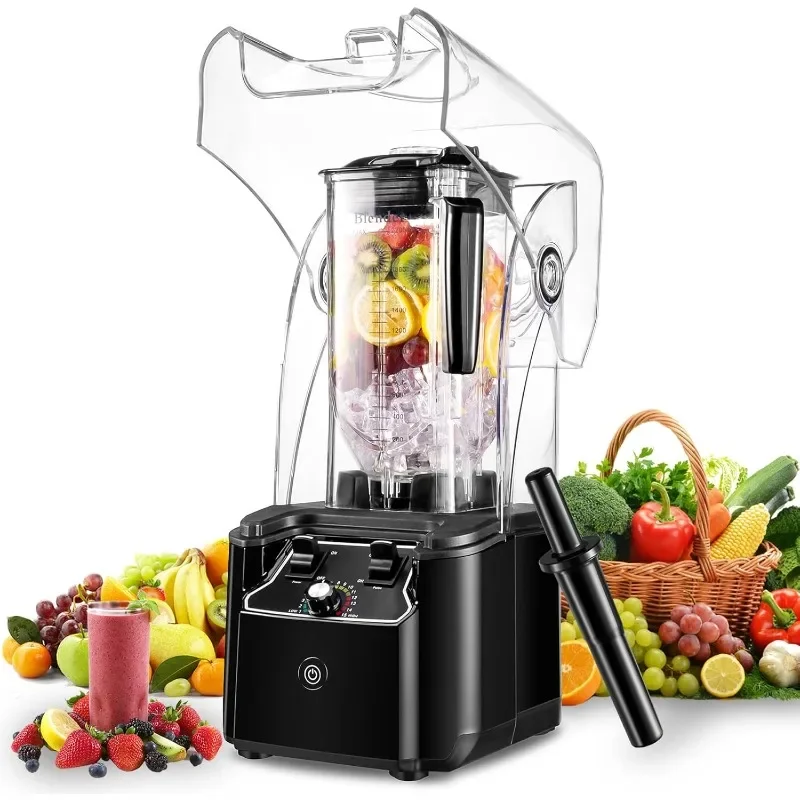 

Senlee Kitchen Professional Blender for Smoothies, Milkshakes, Frozen Drinks, Purees and Crushed Ice, Self-cleaning