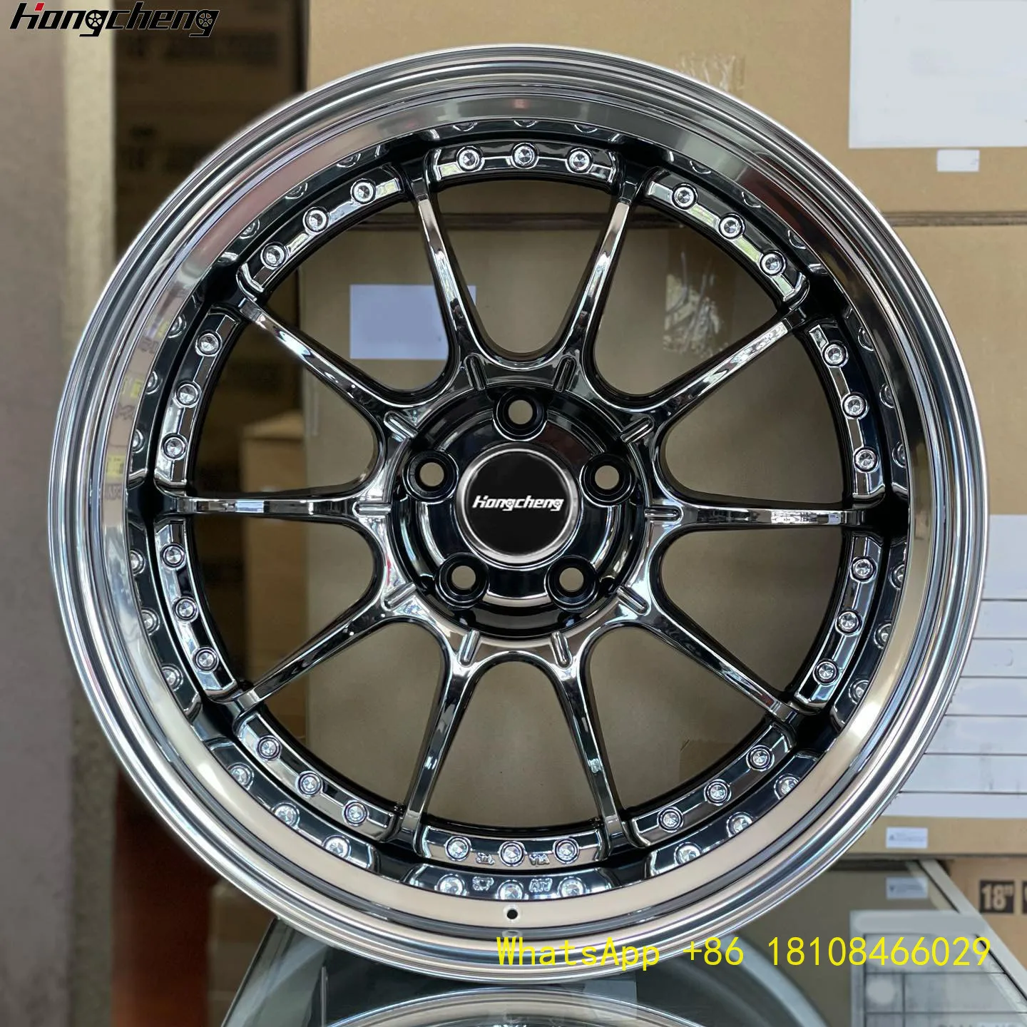 

18-19-дюймовые кованые диски из алюминиевого сплава (2 части) для компактных легковых автомобилей