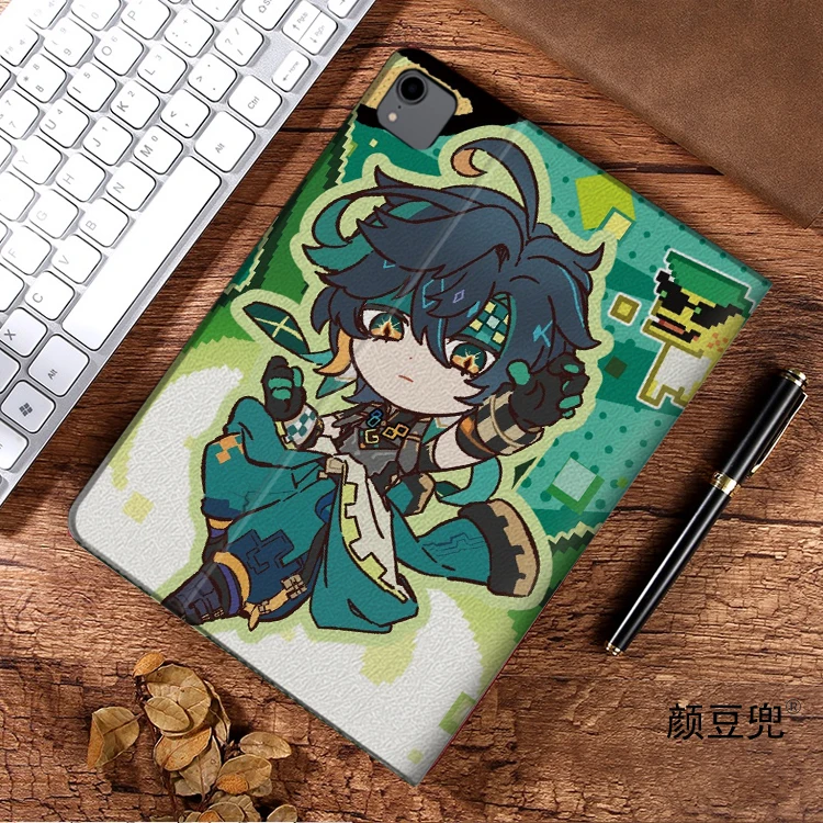 Game Genshin Impact Kinich For iPad Air 45 Mini 5 6 Case Luxury Silicone For Pro 12.9 11 For iPad 10th Protective  Pro13 11 in