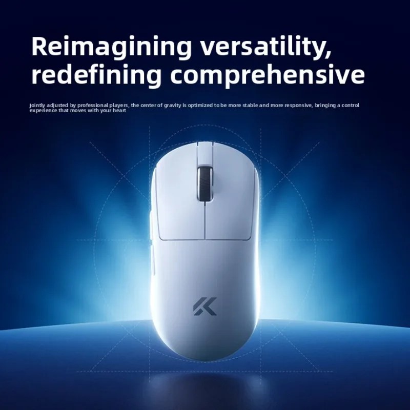 

MCHOSE A7 V2 Pro A7 V2 Ultra Three Modes Lightweight Mouse PAW3395/3950 Sensor 26k/42k DPI Customizable Wireless Gaming Mouse