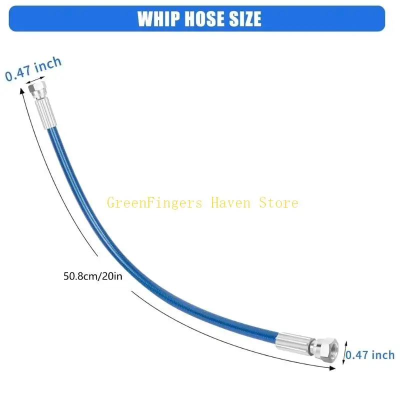 F68D Universal Paint Sprayer Accessory Hose Flexible Steel Construction for 390 395