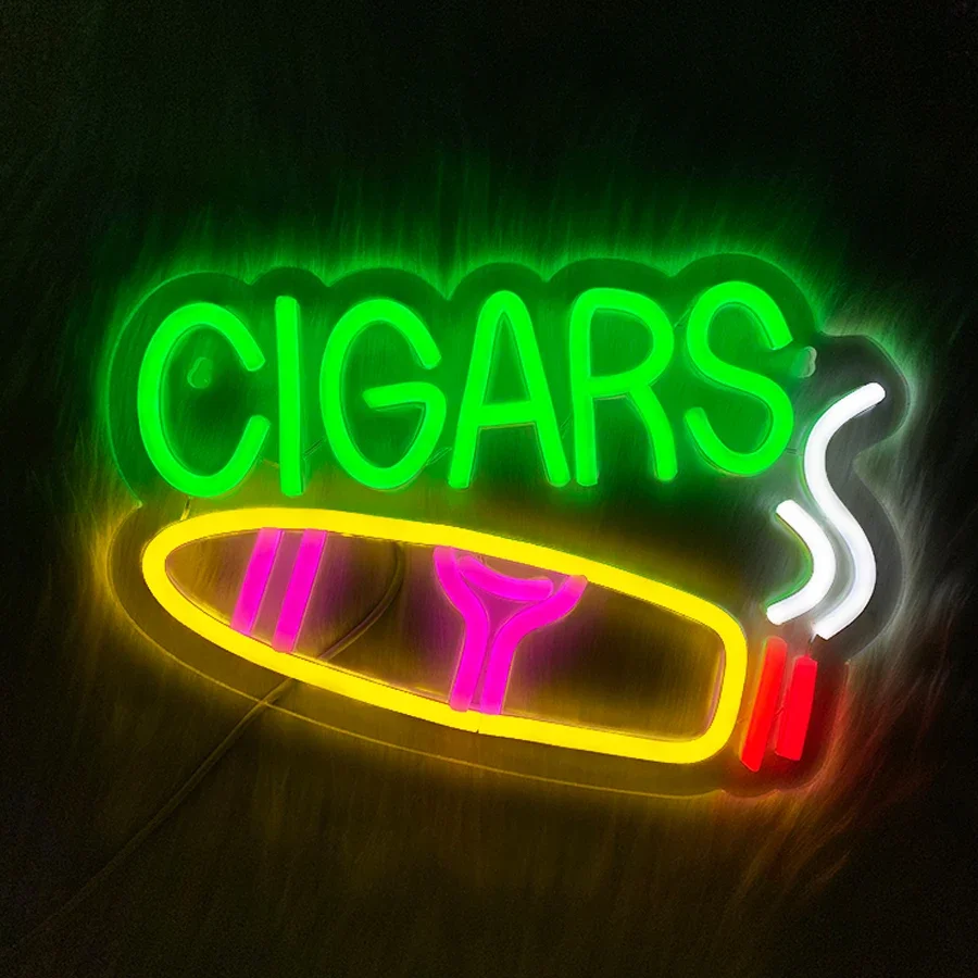 USB Bright Led Advertising Display for Smoking Lounge or Vape Shop Hookah Neon Sign for Bar Smoke Shop or Man Cave Decor view 5
