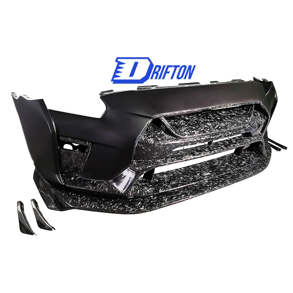 VRS Style Forged Carbon Fiber Front Bumper for Nissan R35 GTR Body Kit