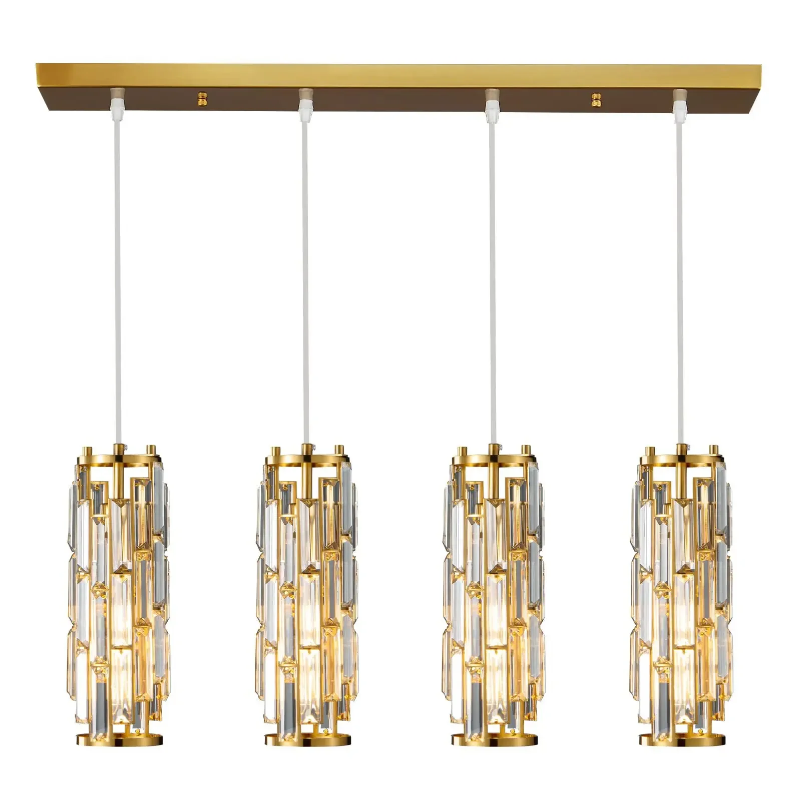 Lampe suspendue en cristal au design moderne, luminaire décoratif d'intérieur, idéal pour une table à manger, un bar ou un chevet, 220V