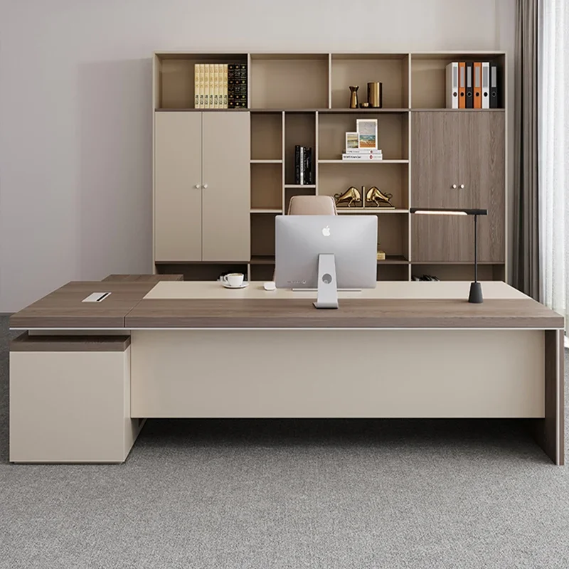 

Executive Office Desk Reading Room Study Table Organizer Professional Furniture Workstation Bedroom Multifunction Home Seating