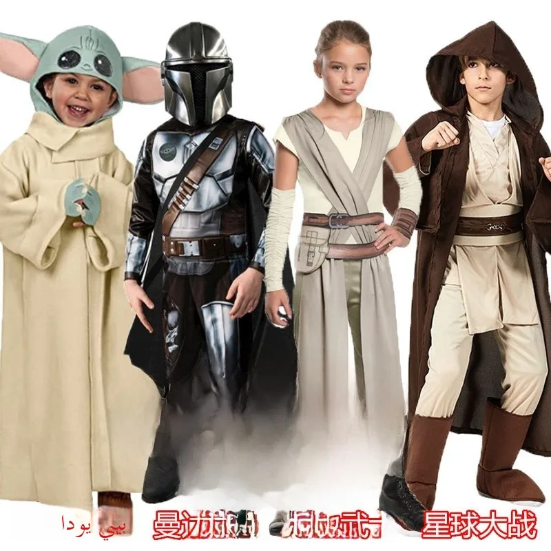 

Halloween Jedi Mando Baby Yoda Child Performance Costume Stage Wear Toddler Rey Outfit Girls' Hanfu Ladies' Ethnic ...